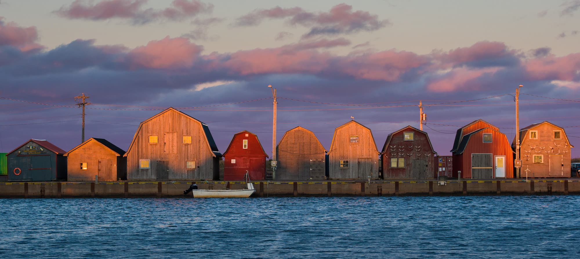 Sunset at Malpeque Wharf