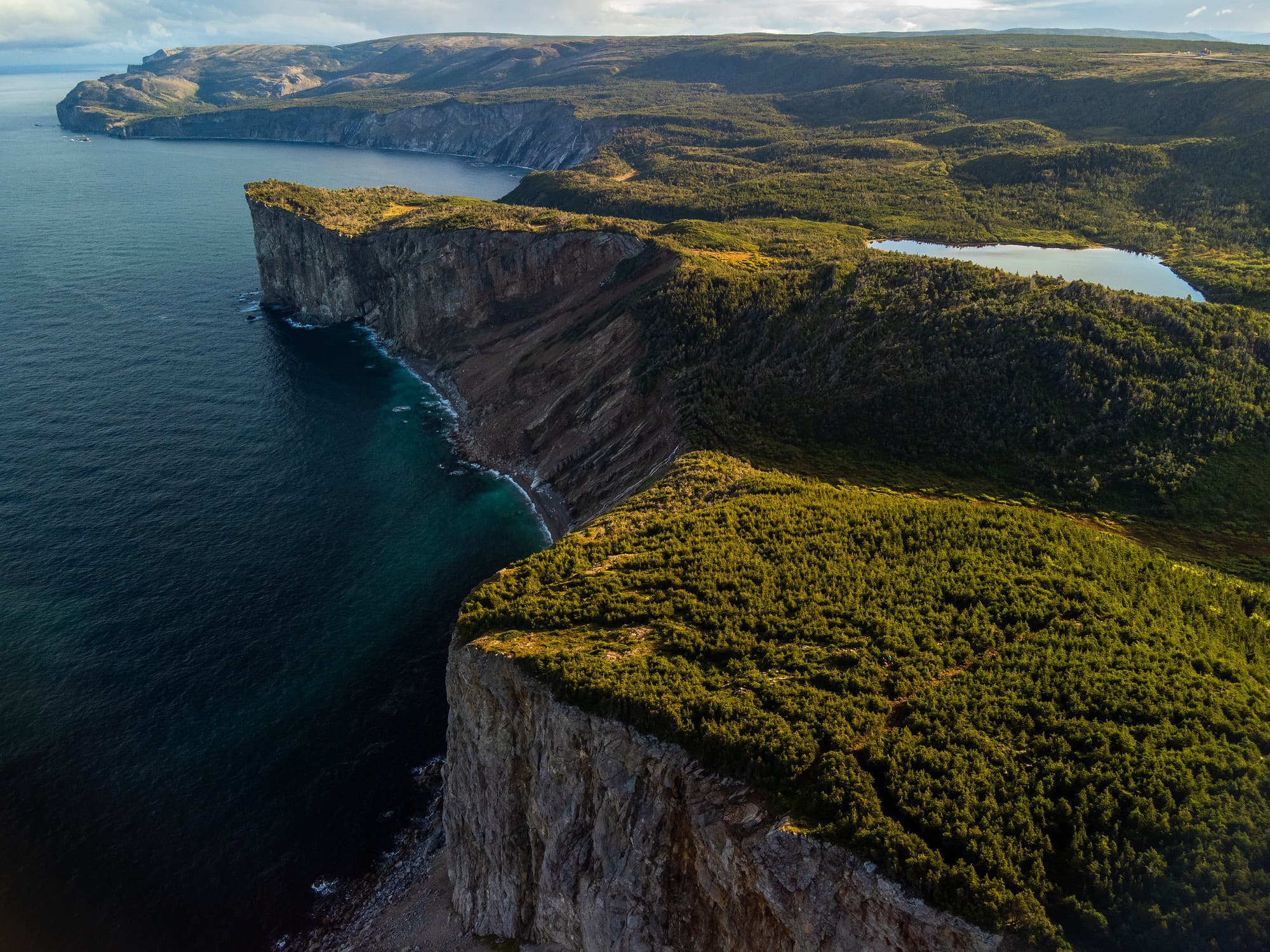 Ocean Cliffs in Newfoundland
