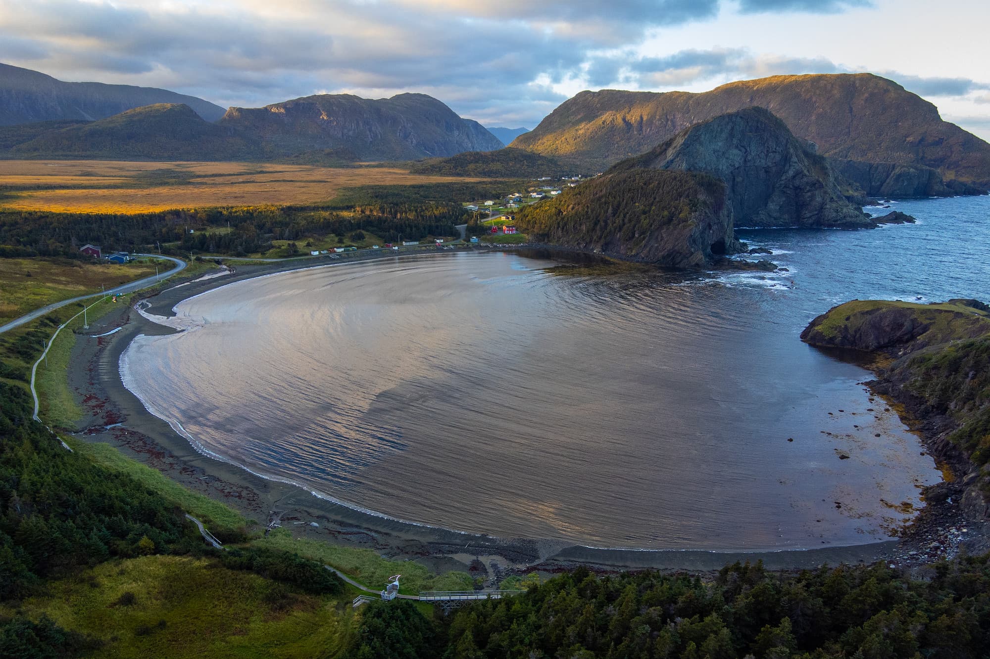 Bottle Cove Aerial