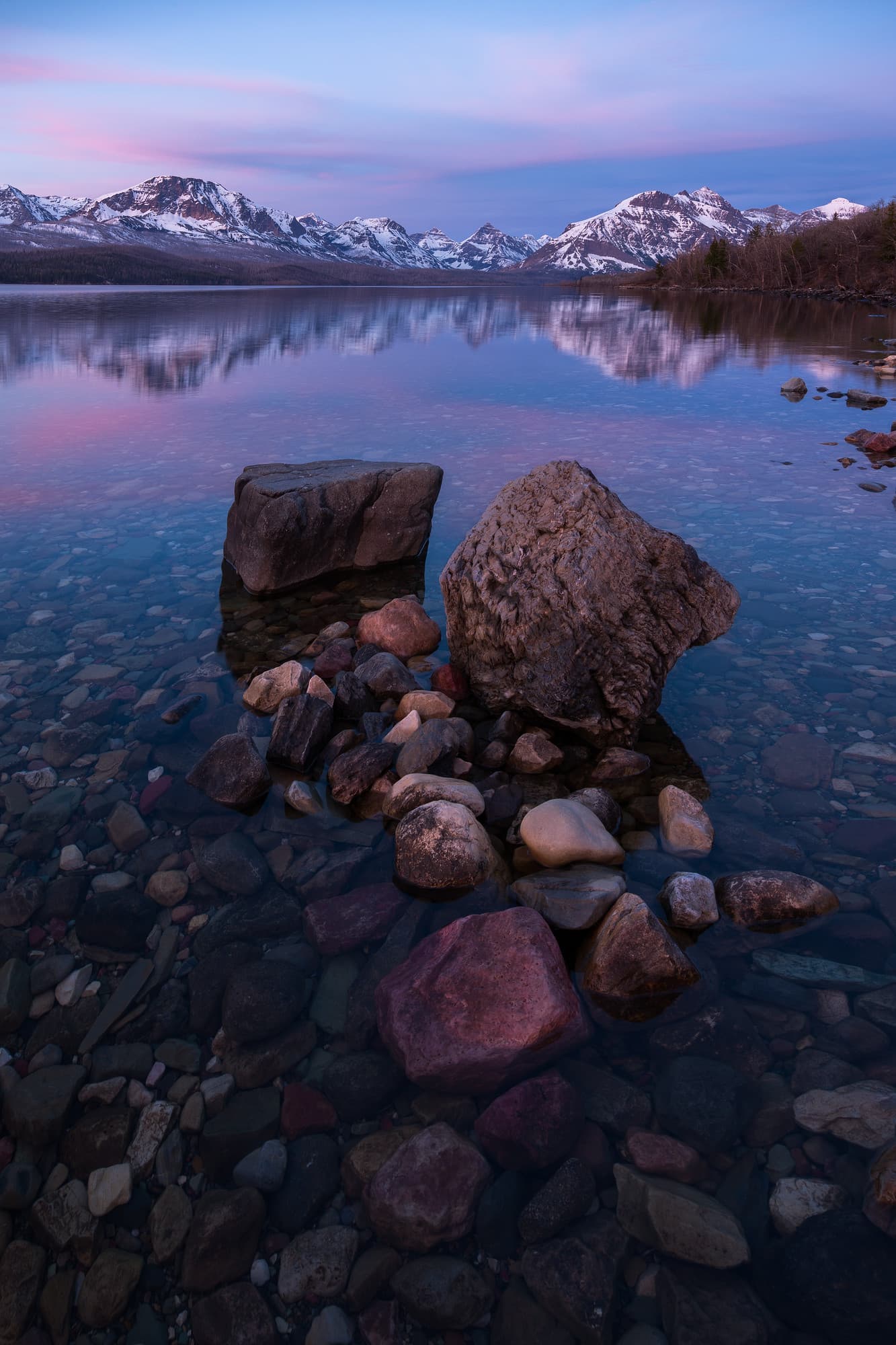 Sunrise at Saint Mary Lake