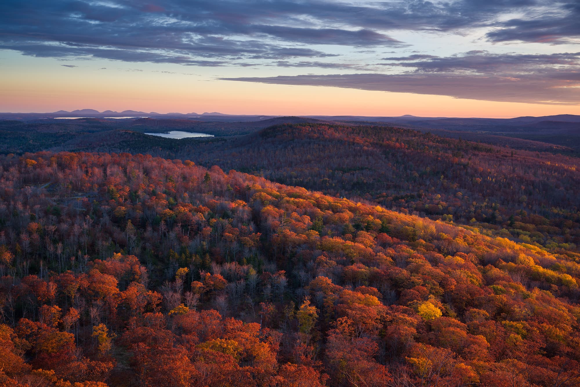 Autumn Evening on Chick Hill