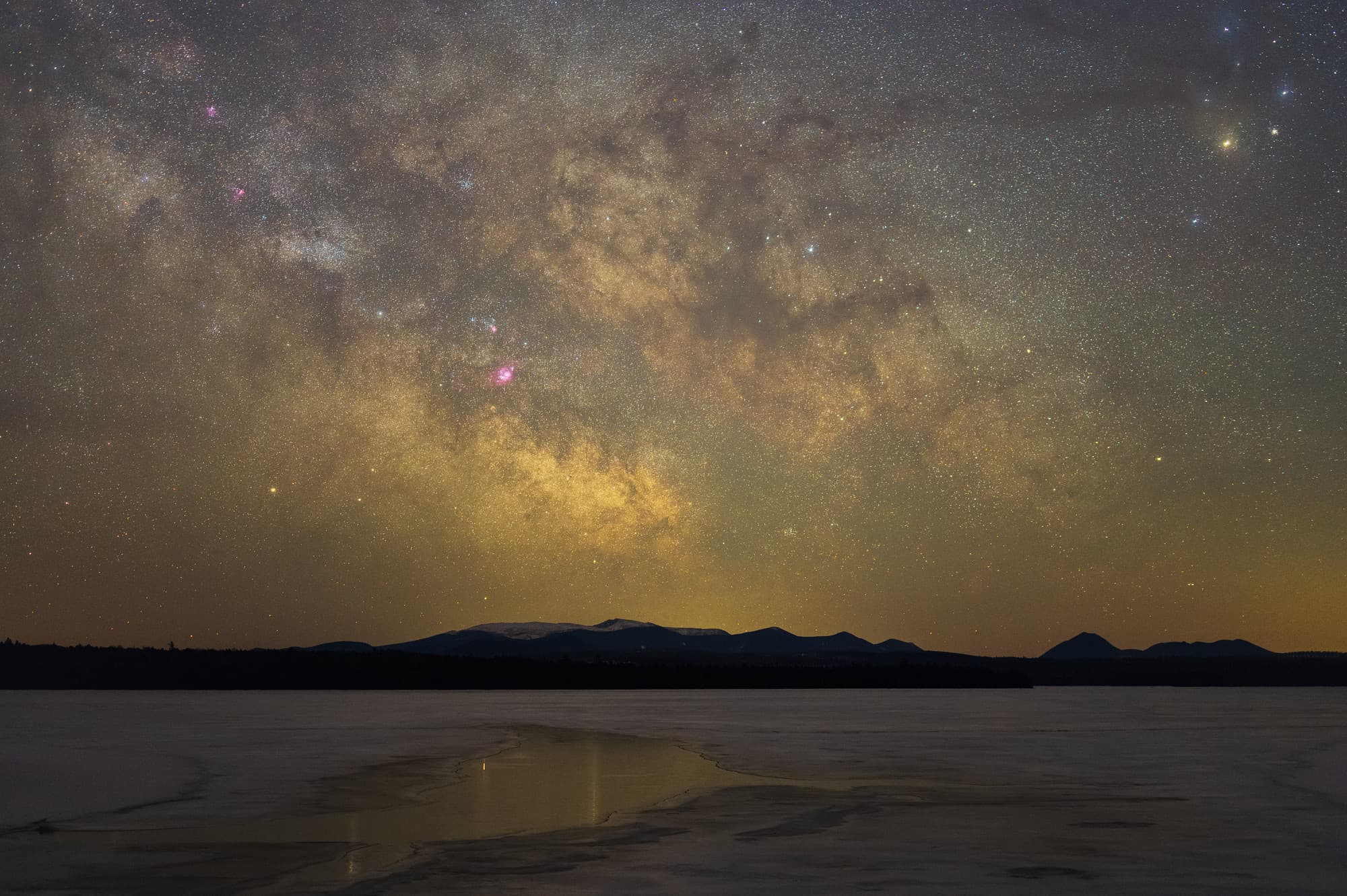 Milky Way Over Mt. Katahdin
