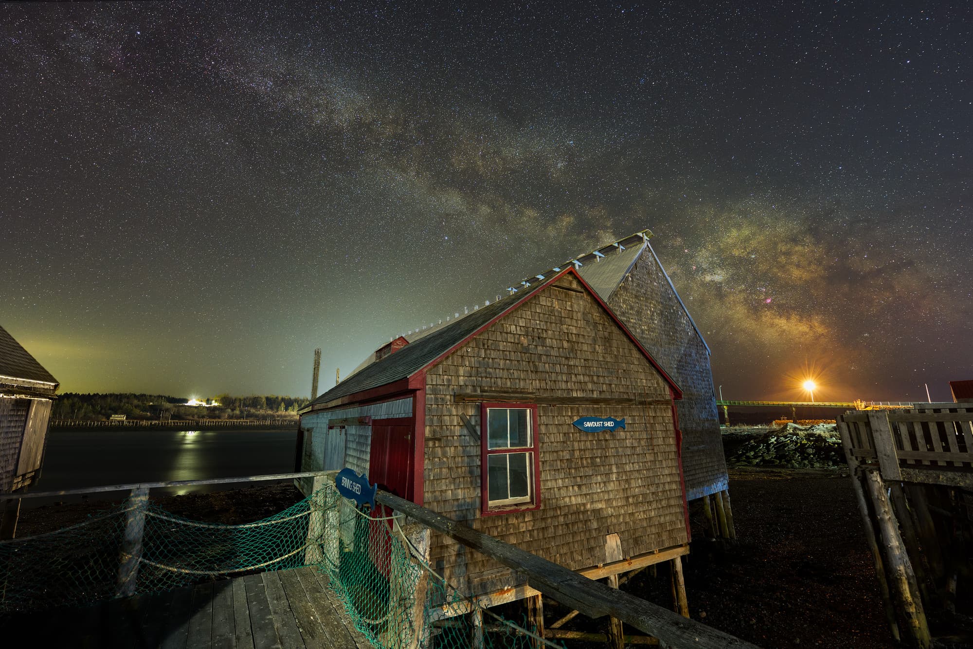Milky Way Over Sawdust Shed