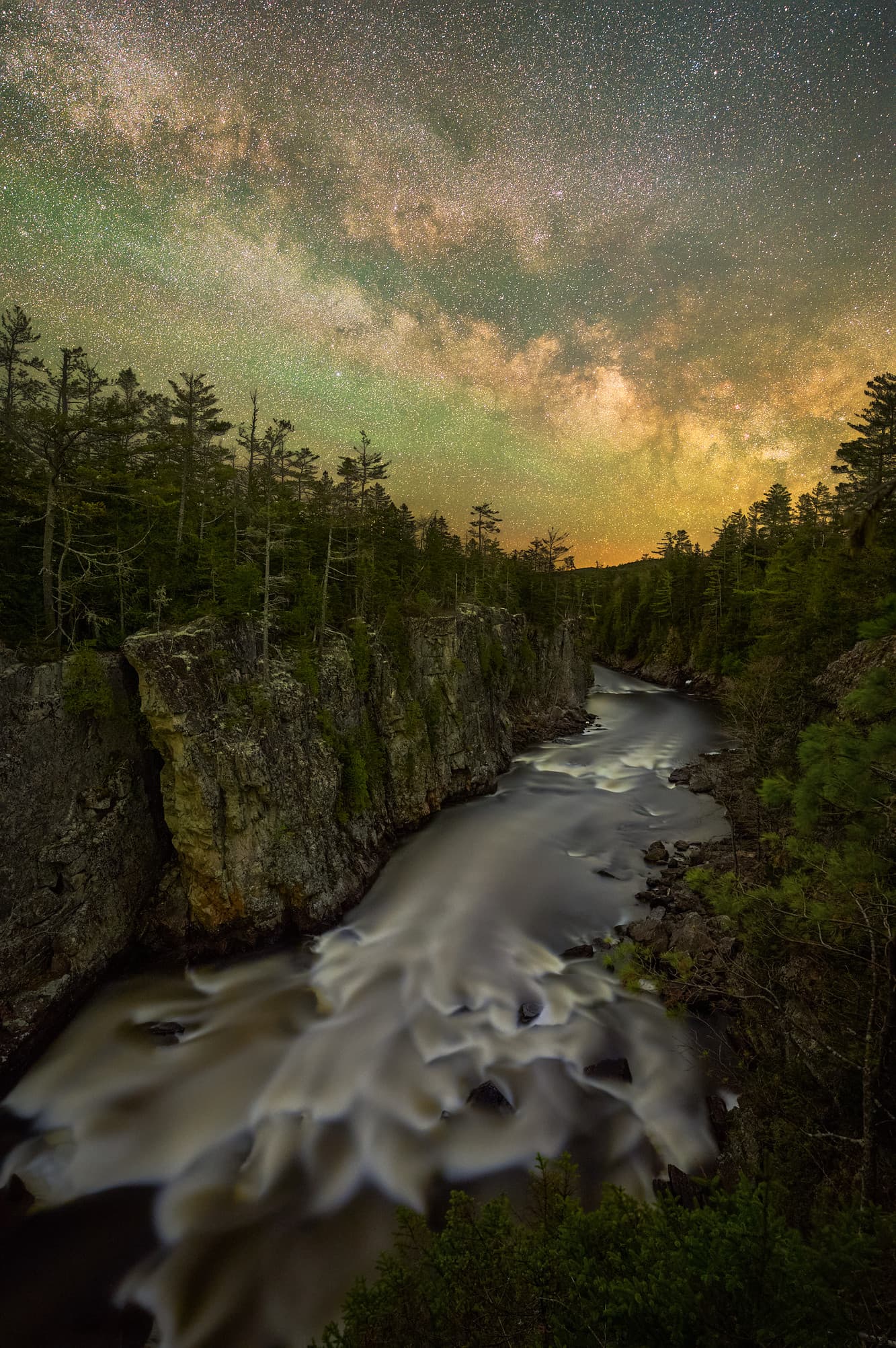 Milky Way Over Ripogenus Gorge