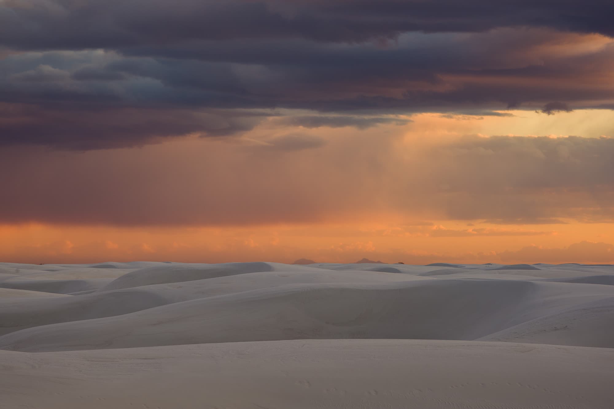 Sunset at White Sands