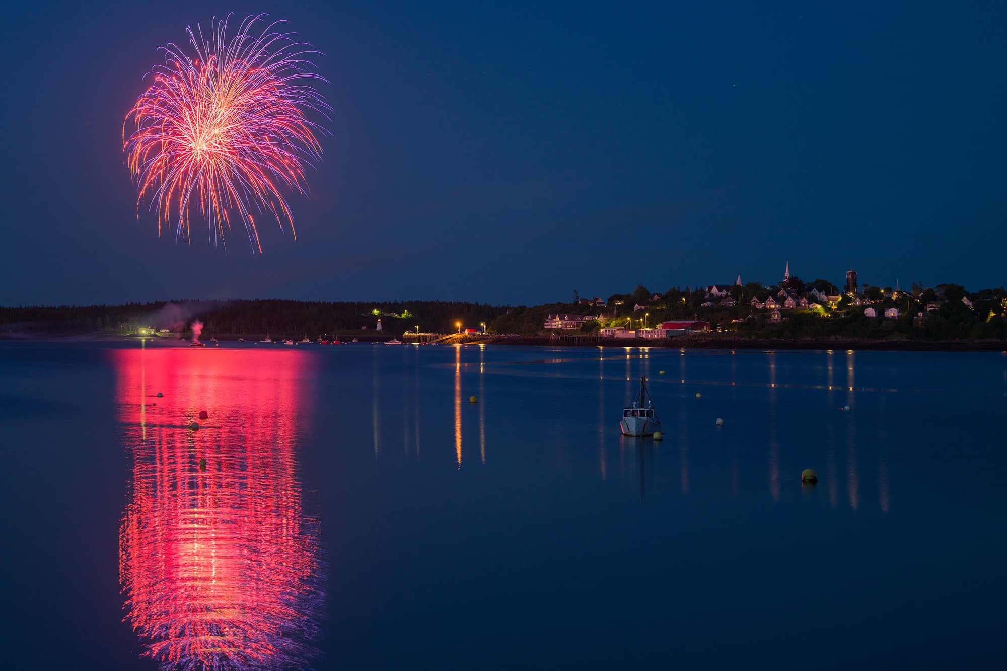 Fireworks in Lubec