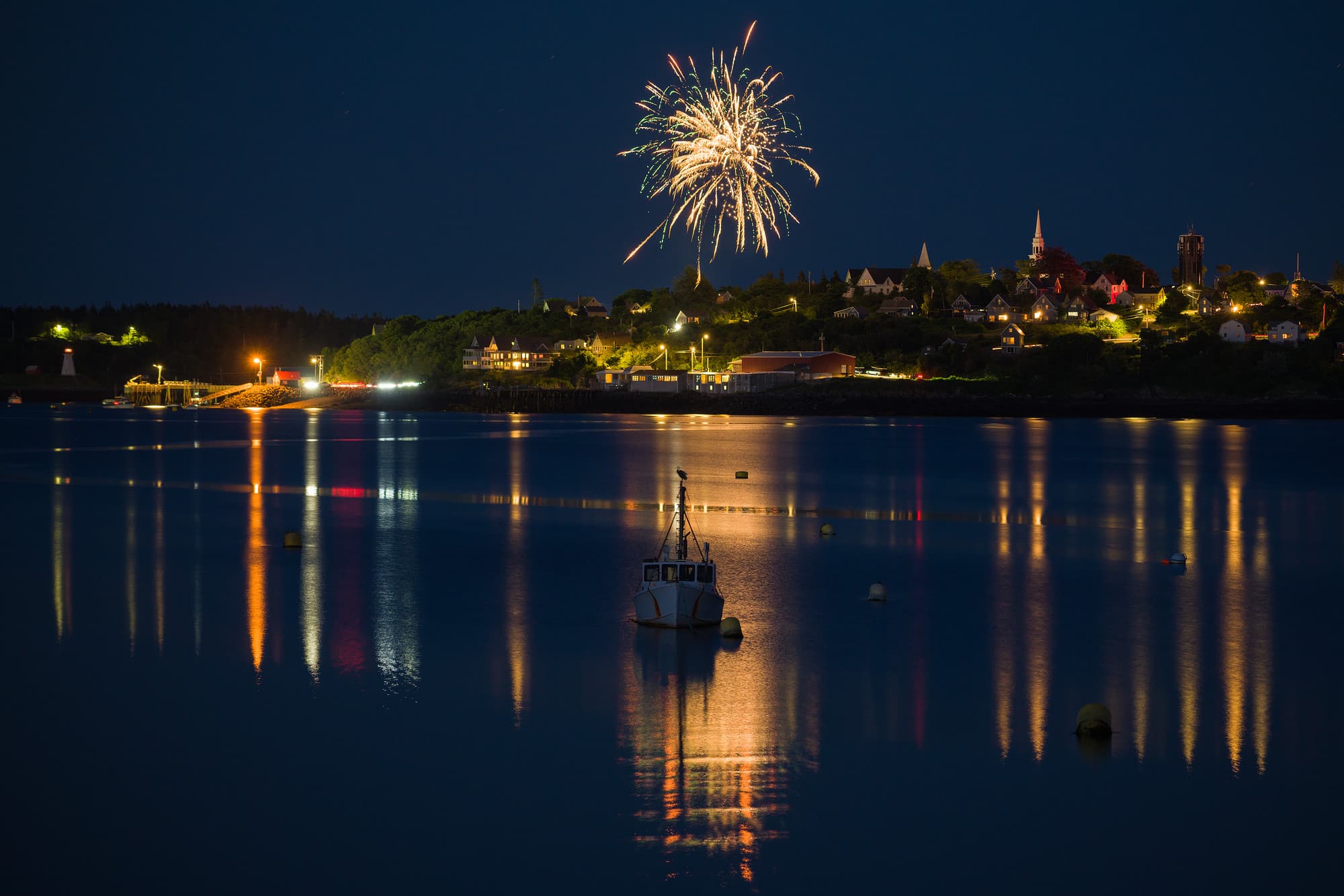 Fireworks in Lubec