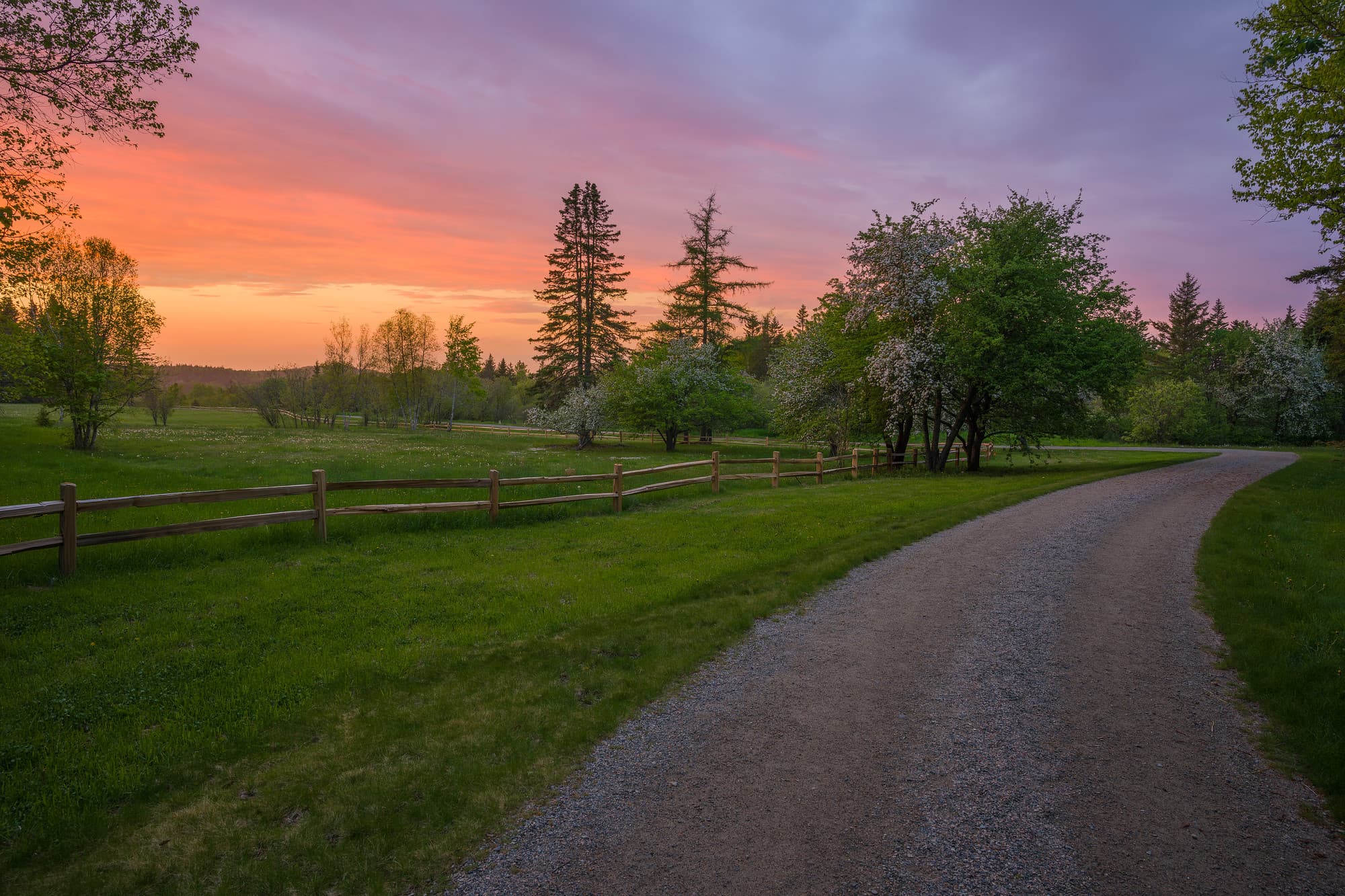 Spring Sunset at Red Point