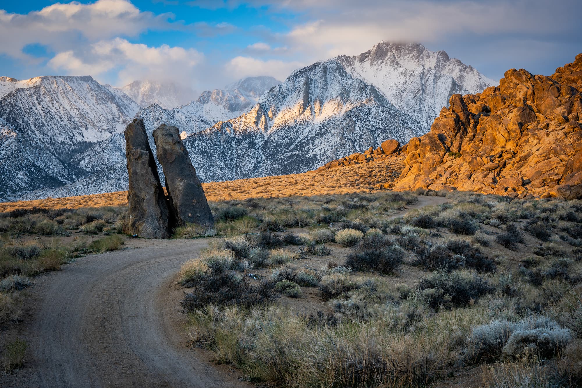 Morning in the Alabama Hills