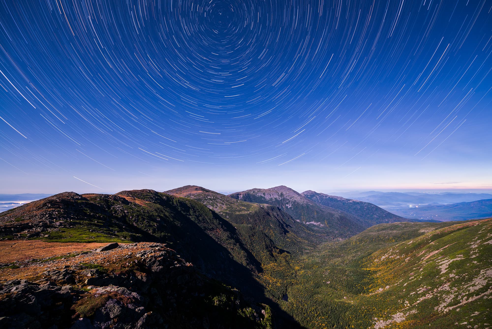Star Trails Over Great Gulf