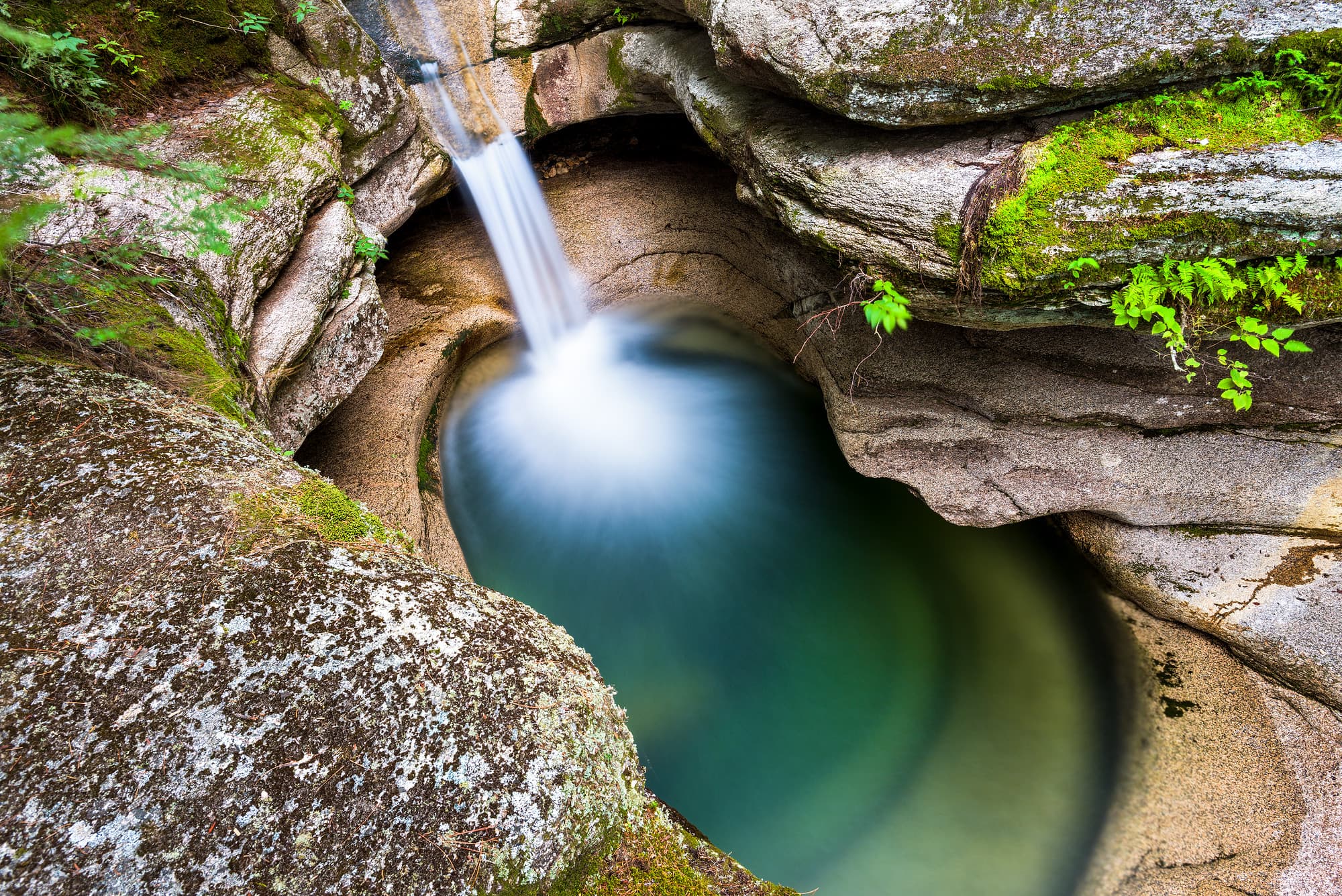 Pool at Sabbaday Falls