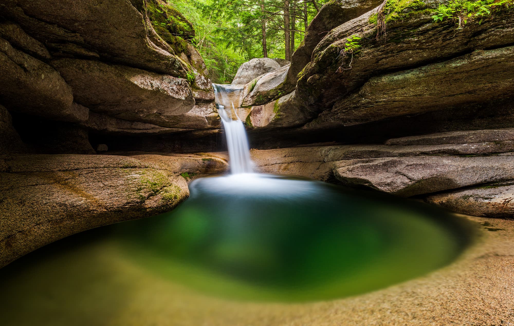 Pool at Sabbaday Falls