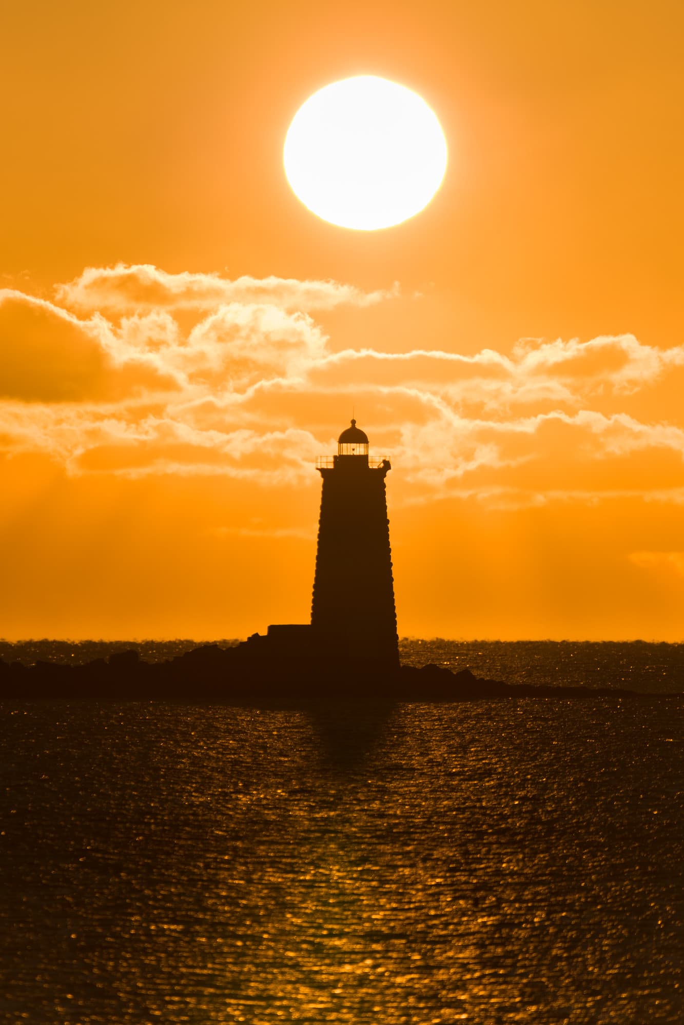 Whaleback Light Sunrise