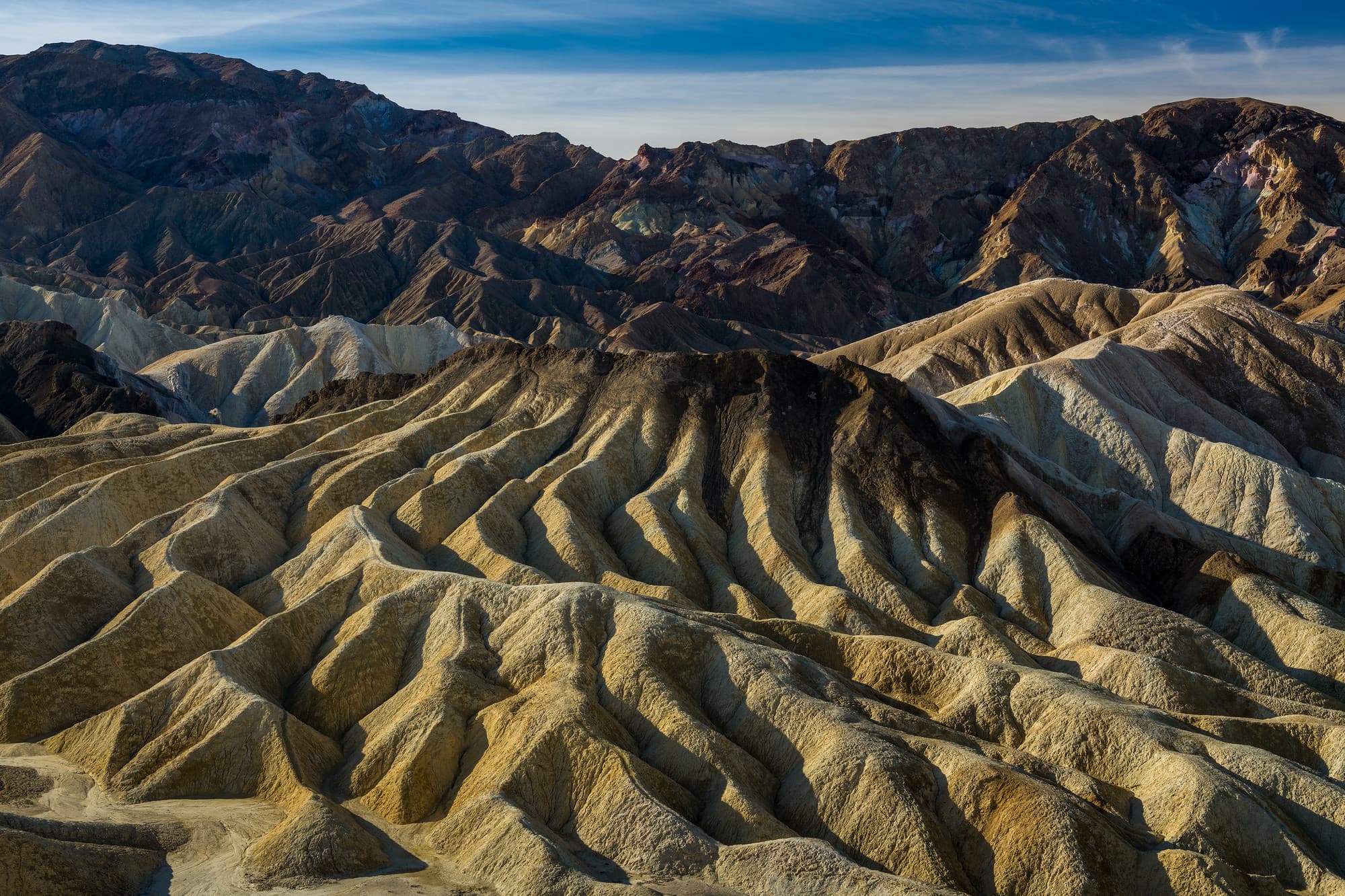 Zabriskie Point Badlands
