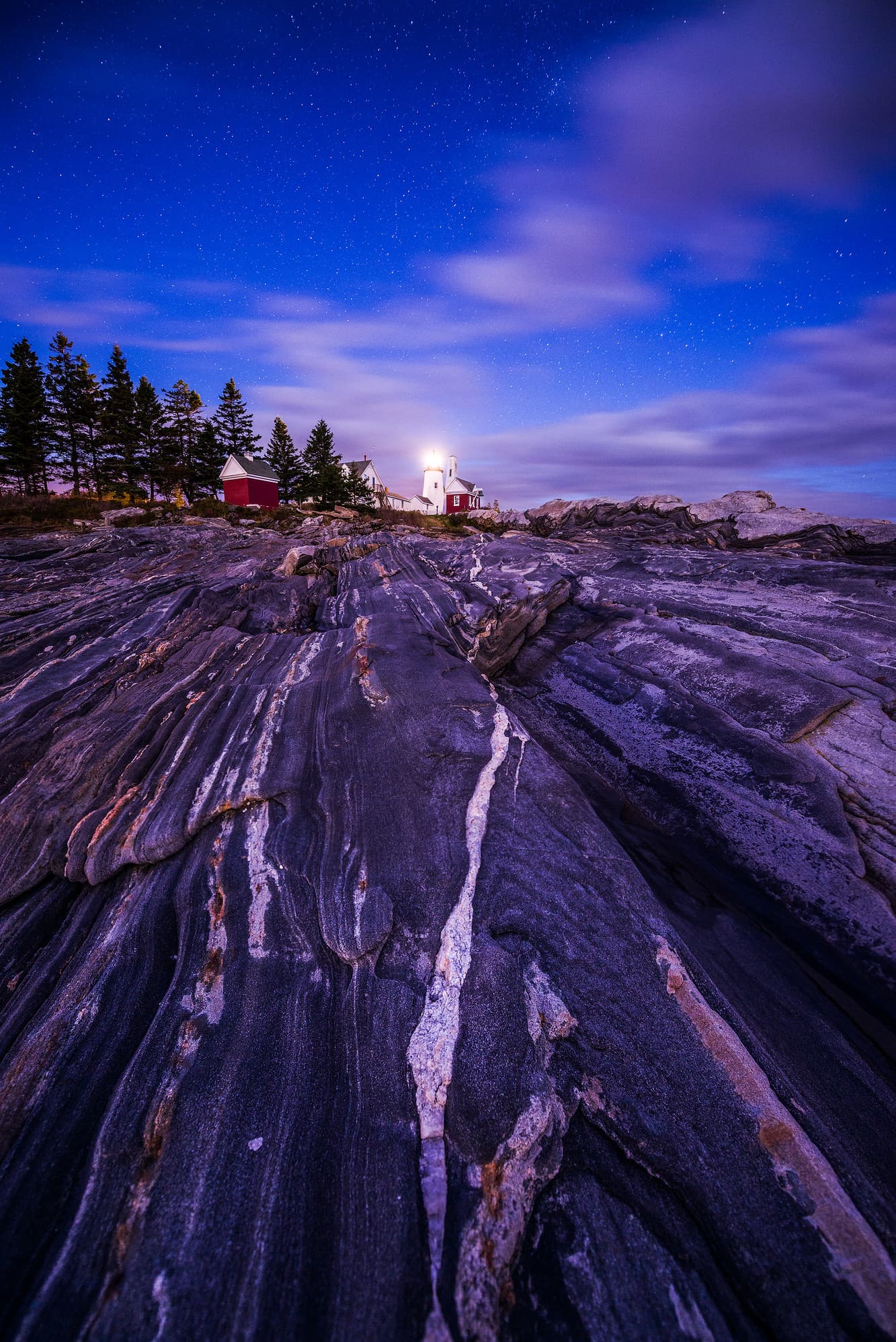 Night at Pemaquid Lighthouse