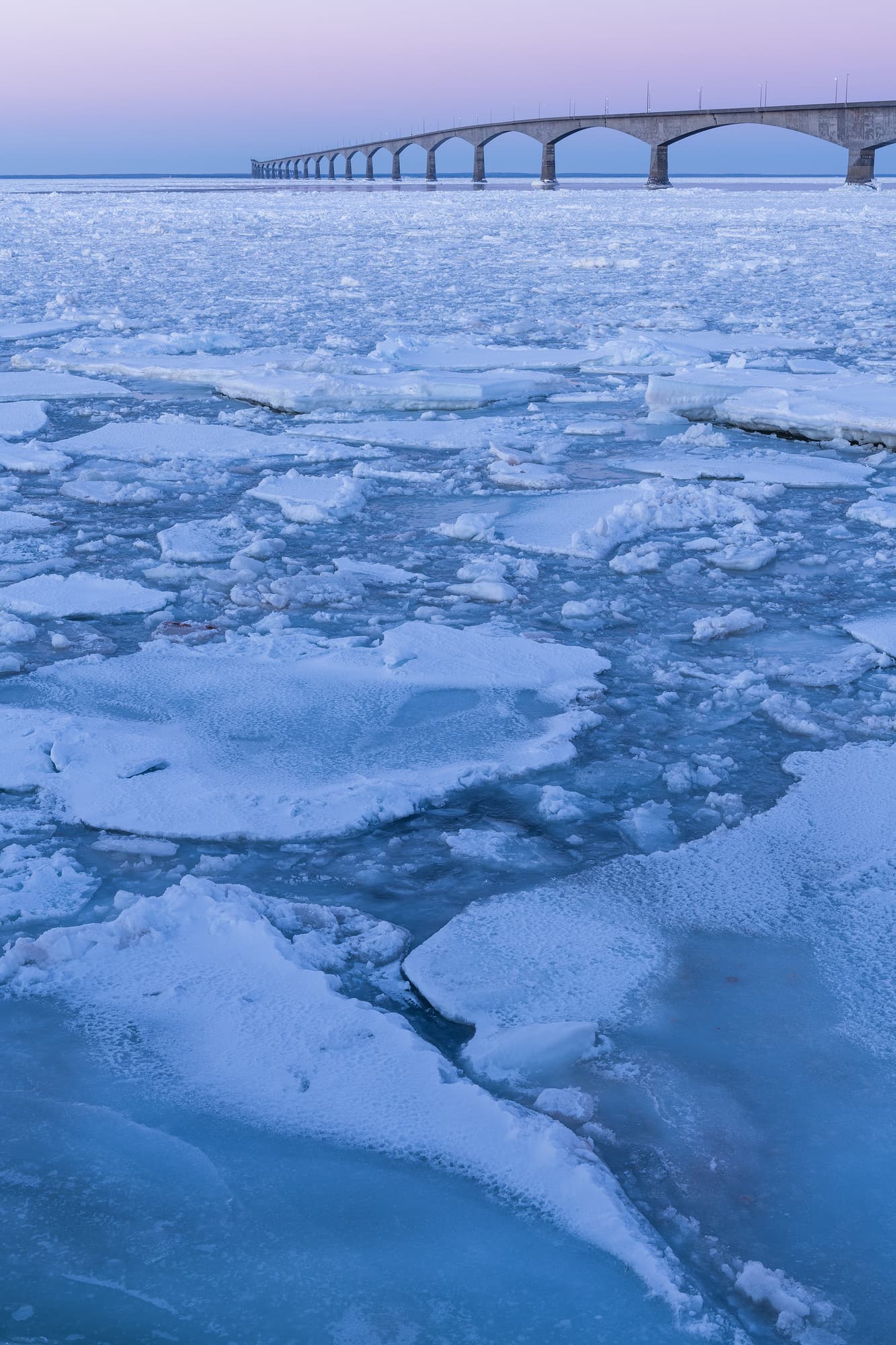 Sea Ice at Confederation Bridge