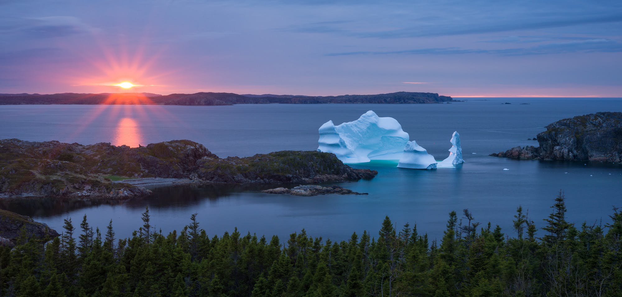 Iceberg Sunburst