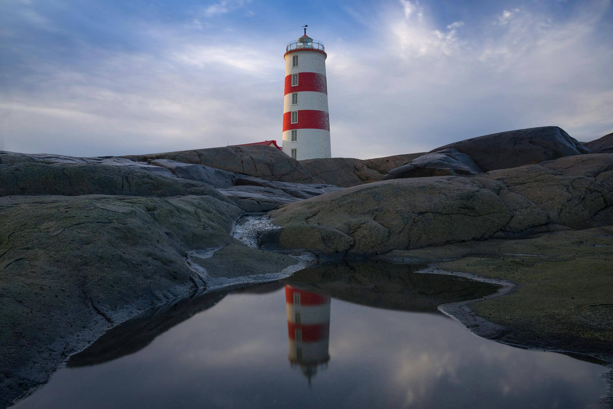 Pointe-des-Monts Lighthouse Reflection