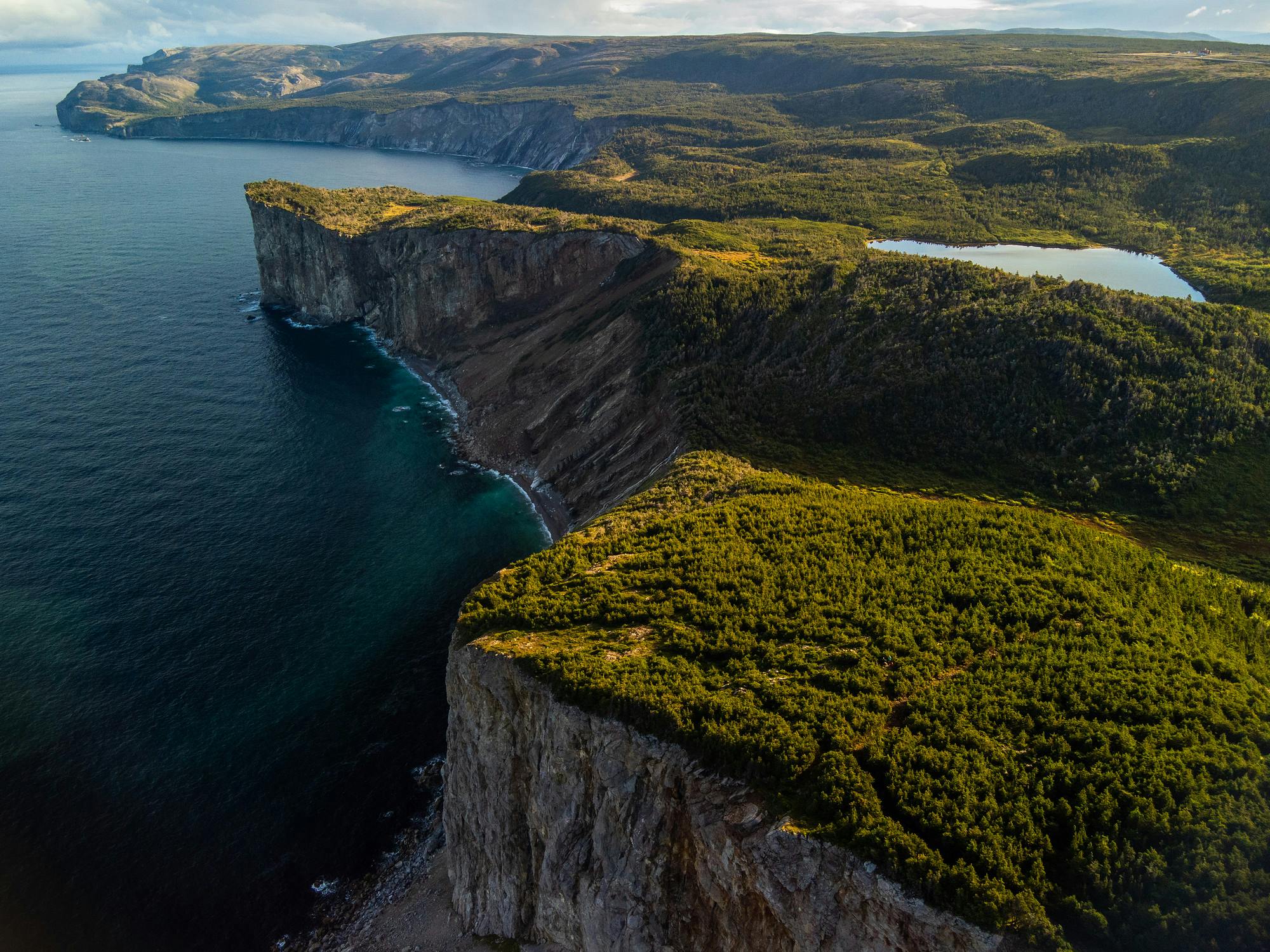 Ocean Cliffs in Newfoundland