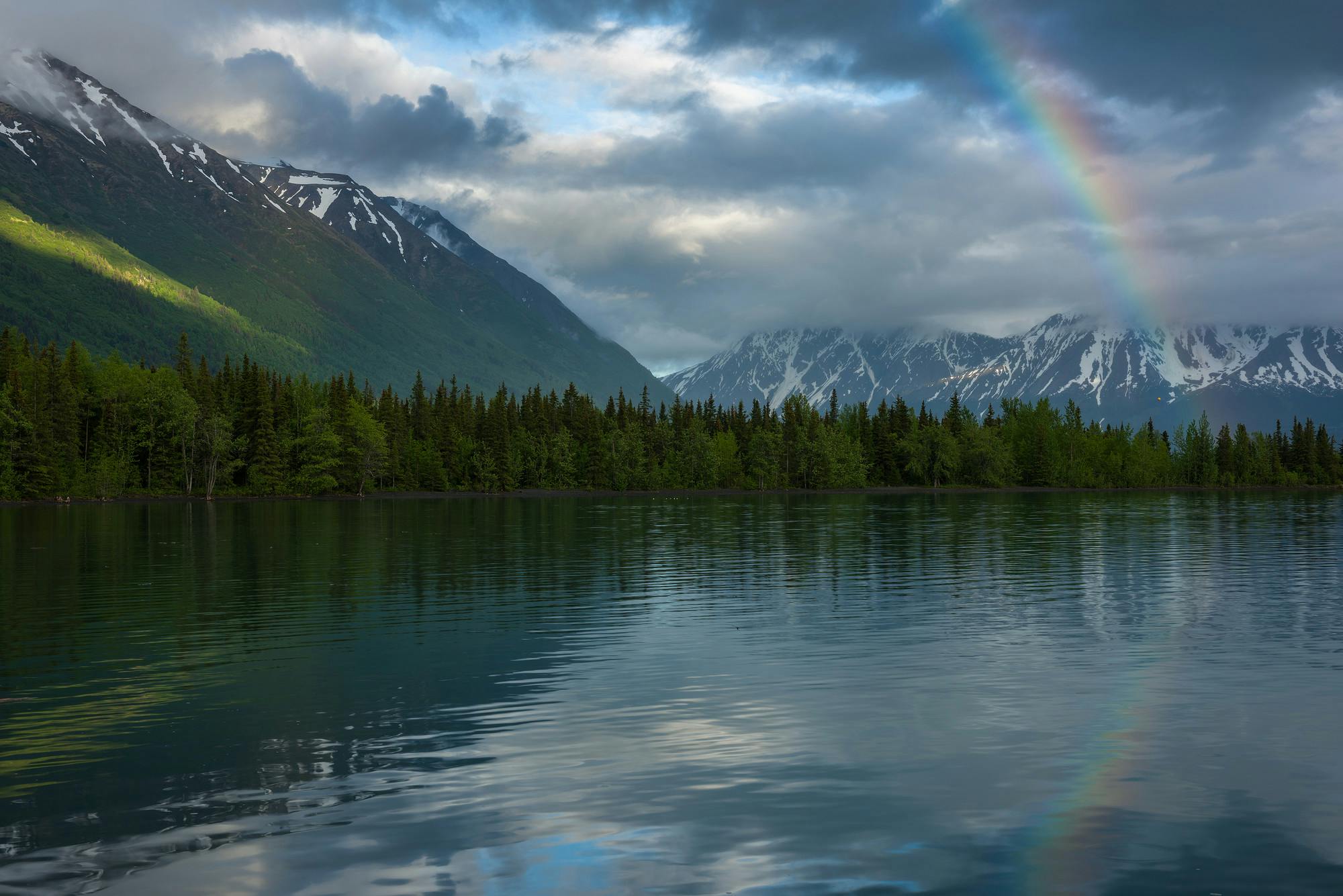 Rainbow Over Kenai Lake