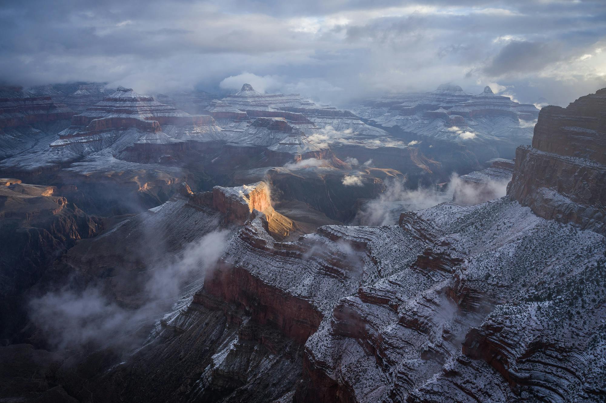 Clearing Winter Storm at the Grand Canyon